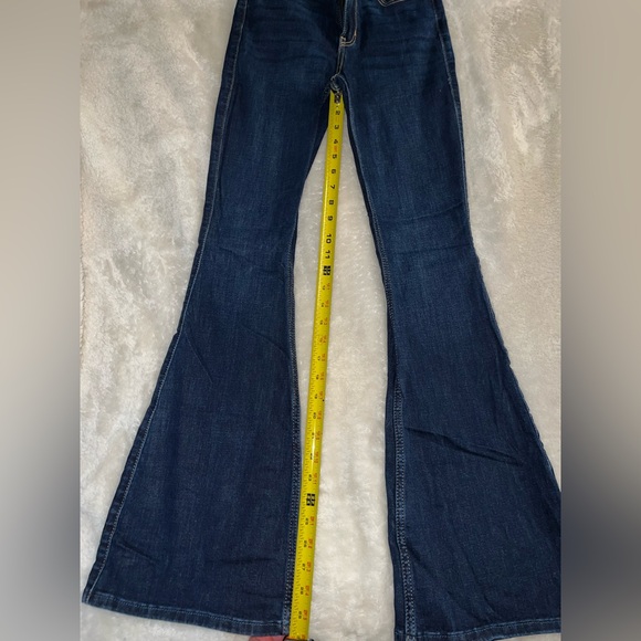 Hollister Dark Blue Flare Jeans - Picture 6 of 8